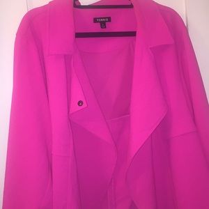 Hot Pink Torrid Motor Cycle Jacket